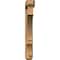 Ekena Millwork Balboa Craftsman Rough Sawn Bracket w/ Offset Brace, Western Red Cedar, 6"W x 40"D x 44"H BKT0604X40X44BOA04RWR - alternate 3